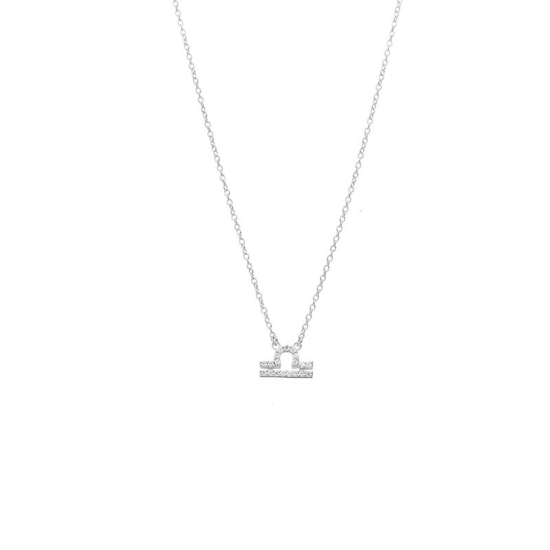 Silk & Steel Libra Necklace image number 0